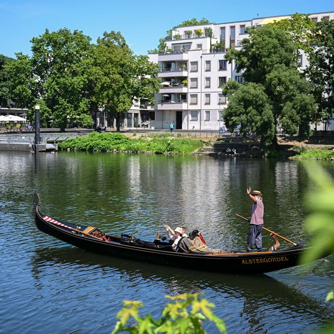 Highlight beim Jubiläumsfest: Touren über Ruhr in einer venezianischen Gondel.