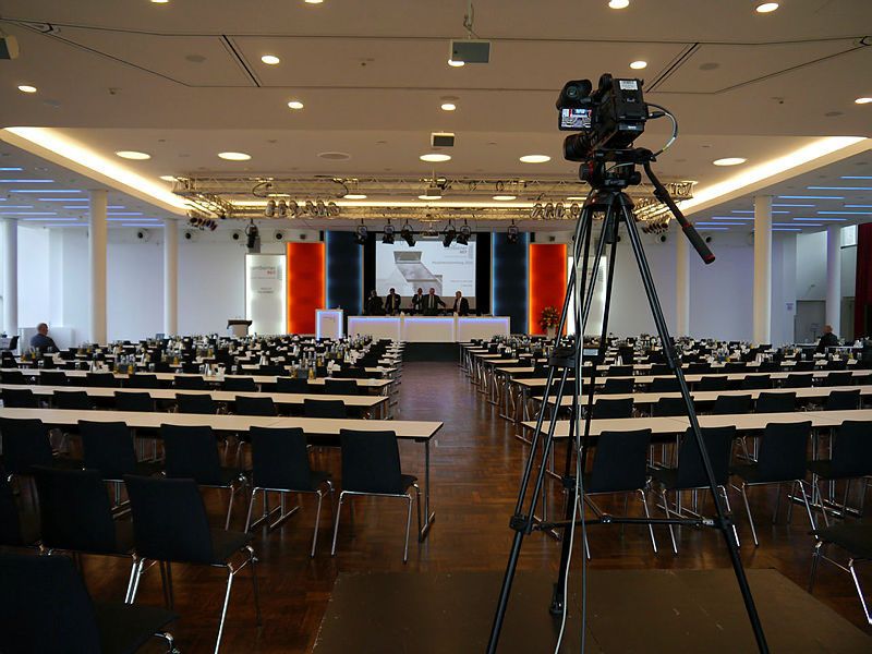 Streaming Event im Festsaal der Stadthalle Mülheim
